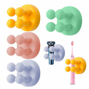 Funny Self Adhesive Silicone Bathroom Hook <b>for</b> <b>Wall</b> <b>for</b> Hanging Kitchen Razor <b>Holder</b> <b>Toothbrush</b> <b>Holder</b> Suction - Product Image 5
