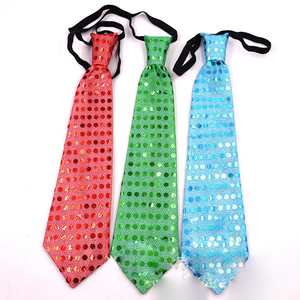 Corbata Luminosa con Luces LED y Lentejuelas de Tela de Nailon para Actuaciones y Fiestas - Product Image 3