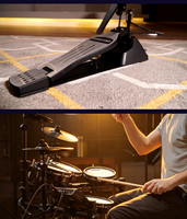 Kit de batterie électronique en mesh Avatar SD61-6 de qualité supérieure, avec cadre métallique épais et stable, pour percussion numérique, destiné aux joueurs intermédiaires