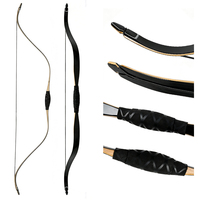 Arc à poulies laminé AF Archery, arc recurve traditionnel à pointe souple, fabriqué à la main, pour la chasse et le tir, prix compétitif