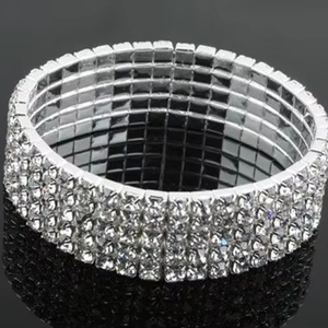 Pulsera de <span class=keywords><strong>brazo</strong></span> de danza del vientre tribal accesorio de cuentas de práctica de rendimiento con material de diamantes de imitación - Product Image 1