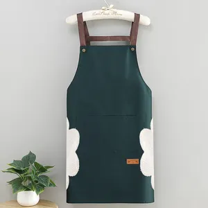 Household Kitchen Apron Waterproof And Oil-proof Fashion Apron