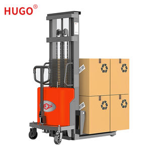 Alta calidad alimentado 1,5 T 1,6 M carretilla elevadora autoelevadora wailkie apilador semi eléctrico - Product Image 3