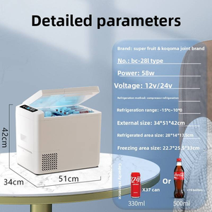 Mini-réfrigérateur de voiture compact <span class=keywords><strong>12V</strong></span>/24V OLIVER pour dortoir et usage domestique individuel - Product Image 3