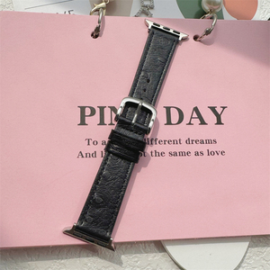 Cinturino per <span class=keywords><strong>Apple</strong></span> <span class=keywords><strong>Watch</strong></span> in vera pelle con motivo struzzo, accessorio di alta qualità - Product Image 1