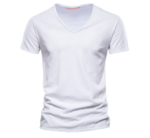 Dernière collection populaire de t-shirts unis pour hommes, sport et loisirs, amples et confortables - Product Image 1