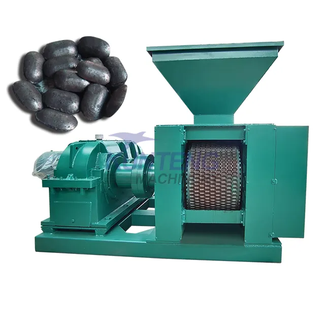 Máquina para hacer briquetas de carbón para barbacoa, máquina de prensado de bolas de polvo de carbón, con forma de almohada personalizada