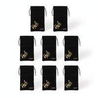 Pochette pour batterie externe portable, sac à cordon en velours anti-rayures, housse de protection souple pour smartphone
