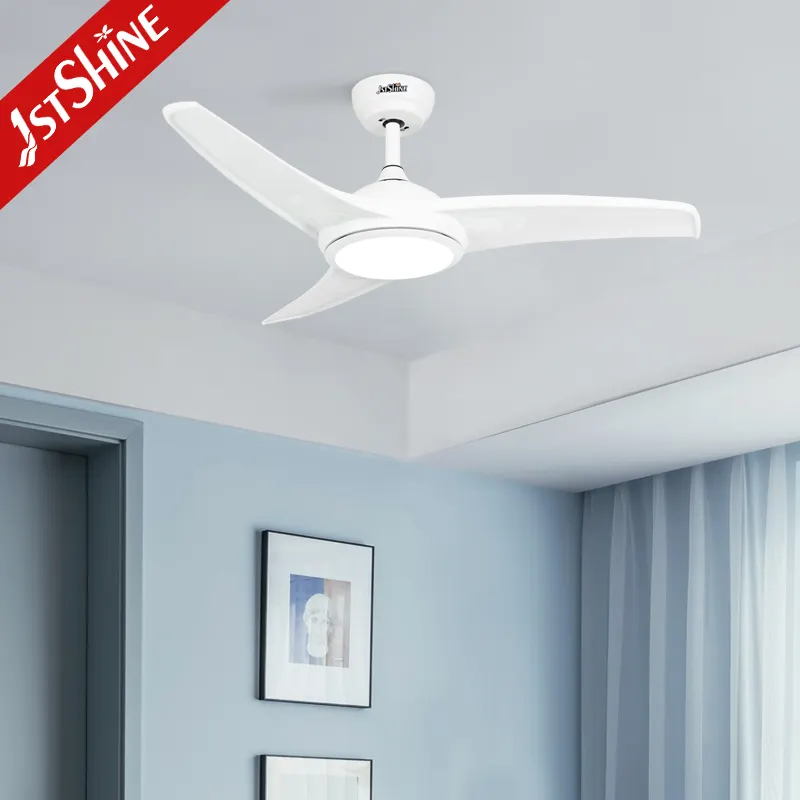 1stshine ceiling fan 52 inches modern remote control plastic led ceiling fan light