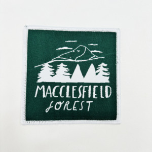 Badges brodés personnalisés à transfert thermique, badges en tissu OEM <span class=keywords><strong>pas</strong></span> chers, patchs souples tissés thermocollants pour vêtements/chapeaux - Product Image 6