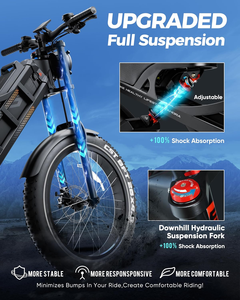 Vélo électrique eAhora Romeo Pro avec moteur intégré, pneus larges, autonomie 200 km - Product Image 6