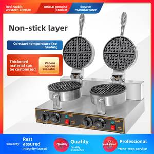 เครื่องทำวาฟเฟิลแบบสองหัวเครื่องทำวาฟเฟิลแบบตาข่ายอัตโนมัติ - Product Image 5