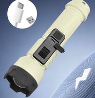 Lampe torche puissante à longue portée avec écran numérique, haute luminosité, rechargeable 21700, laser blanc puissant, lampe torche LED