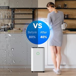 Máy hút ẩm điện Cosmart Air 15L/24h, hoạt động êm ái, 3 chế độ, hẹn giờ 24 giờ, tự động rã đông, thích hợp cho phòng giặt, phòng ngủ - Product Image 6