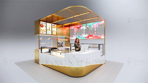 Fábrica personalizada <span class=keywords><strong>supermercado</strong></span> centro comercial oro centro comercial café quiosco helado quiosco Chocolate comida quiosco soporte para Centro Comercial - Product Image 4