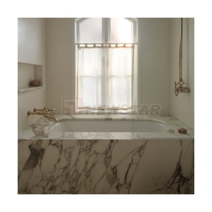<span class=keywords><strong>Baignoire</strong></span> en marbre naturel Calacatta de style luxueux de taille personnalisée Newstar, de qualité supérieure, pour la maison, <span class=keywords><strong>baignoire</strong></span> intérieure - Product Image 4