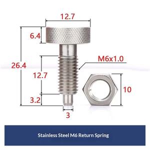 <span class=keywords><strong>Goupille</strong></span> <span class=keywords><strong>d</strong></span>'indexage à bouton VCN230 M6 M8 M10 M12 M16 <span class=keywords><strong>Goupille</strong></span> <span class=keywords><strong>d</strong></span>'<span class=keywords><strong>arrêt</strong></span> filetée <span class=keywords><strong>autobloquante</strong></span> en acier inoxydable zingué bleu - Product Image 6