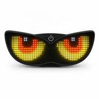 Luz Trasera LED Programable de Alta Tecnología con Control por Aplicación, Recargable por USB, Pantalla de Píxeles Animados DIY, Luminosa, Inteligente, para Fiestas y Cosplay