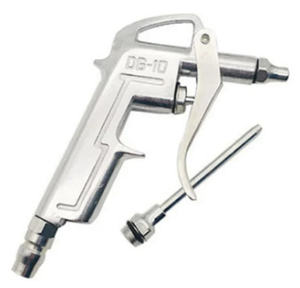 Pistolet souffleur pneumatique noir avec kit d'outils de réparation en plastique et alliage d'aluminium - Product Image 6