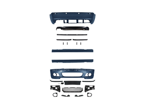 Kit <span class=keywords><strong>carrosserie</strong></span> MT Style pour BMW Série 3 E46 98-04, pare-chocs avant et arrière, accessoires et pièces d'usine FW, mise à niveau pour modèles 2 ou 4 portes. - Product Image 3