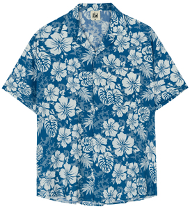 Camicia hawaiana in cotone personalizzata cibo per cartoni animati camicie con stampa All Over camicia hawaiana a maniche corte per uomo - Product Image 1