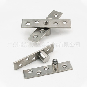 Bisagra Giratoria de Acero Inoxidable de 360 Grados, 4 mm de Grosor, Montaje en Superficie, Bisagra para Muebles, Diseño Industrial Duradero - Product Image 1