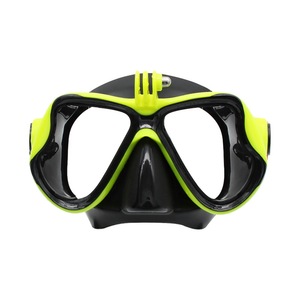 Máscara de Buceo para Adultos con Soporte para GoPro, Lentes de Vidrio Templado, Marco de Silicona para Snorkel y Buceo en Aguas Profundas - Product Image 1