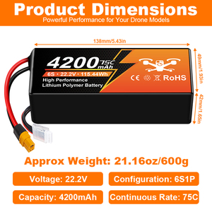 Аккумуляторная батарея с высокой производительностью 50C 3S1P - Product Image 6
