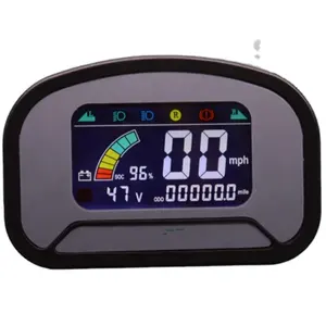 electric golf cart mini bus car instrument cluster led dash board