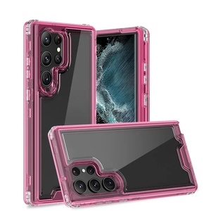 Funda protectora a prueba de golpes para teléfono <span class=keywords><strong>Samsung</strong></span>, funda transparente para teléfono <span class=keywords><strong>Samsung</strong></span> S22 S23 plus ultra - Product Image 5