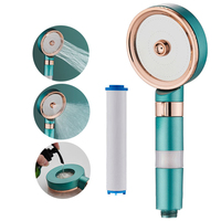 Pommeau de Douche Portable Moderne avec Filtre en Coton PP Anti-Chlore et Fonction Ionique pour Spa et Robinet de Salle de Bain