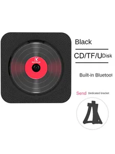 CD נגן תמיכה Bluetooth USB FM TF כרטיס multi-פונקצית נגן רמקול עם 3.5mm אוזניות שקע LED מסך