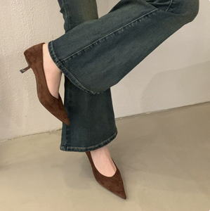 Stivaletti Neri da Donna con Tacco Sottile e Punta Affusolata in Stile Retrò Francese, Nuovi Arrivi, Scarpe Versatili per Uso Casual - Product Image 4