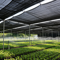 Rouleau de filet pare-soleil noir pour pépinière, tunnel, verger, arbres fruitiers, ferme, légumes, protection des cultures extérieures et des plantes
