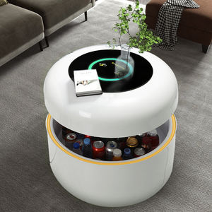 Réfrigérateur numérique à écran tactile LCD, pour café, petit, Smart, avec haut-parleur bluetooth intégré, pour la musique, modèle - Product Image 1