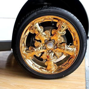 <strong>Hot</strong> Sale Customize Gold Alloy Passenger Car <strong>Wheels</strong> Rims 4x100 15 16 17 18 19 20 21 22 Inch Golden <strong>Dragon</strong> Shaped <strong>Wheel</strong> - Product Image 4