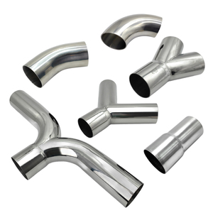 Coudes d'échappement universels en acier inoxydable poli pour voitures <span class=keywords><strong>et</strong></span> camions - Product Image 3