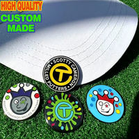 Clip de casquette de golf personnalisé avec marqueur de balle en émail coloré, objet de collection, pour tournoi, souvenir, cadeau, fournitures