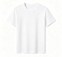 T-shirt 100% coton 190g pour homme, coupe classique, manches courtes, logo personnalisé, streetwear haut de gamme, vente en gros, fournisseur en vrac, haute qualité