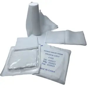 Wholesale Prewashed Non Adherent Non Woven Bandage Gauze Conforming Sterile Gauze Bandage For Burns