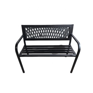 <span class=keywords><strong>Banc</strong></span> <span class=keywords><strong>de</strong></span> parc <span class=keywords><strong>de</strong></span> <span class=keywords><strong>jardin</strong></span> nordique noir Dossier en plastique <span class=keywords><strong>PVC</strong></span> en fonte robuste pour l'extérieur - Product Image 5