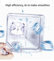 Fabrieksdirecte verkoop Handmatige multifunctionele smoothiemachine Zelfreinigend Laag geluidsniveau Thuis Melktheewinkel Desktop EU-standaard Nee