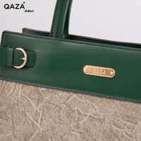 Ensemble de sacs à main pour femmes QAZA Factory personnalisés, grande capacité, en cuir PU, grand format, 3 en 1, sac fourre-tout, portefeuille, sac à bandoulière