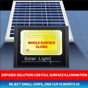 Luz <span class=keywords><strong>LED</strong></span> de inundación <span class=keywords><strong>solar</strong></span> para exteriores de 25W-300W, iluminación de jardín con control remoto a prueba de agua para jardín, 40W, 60W, 100W, 200W, 300W, opciones