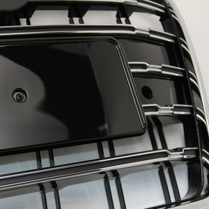 Grille centrale de pare-chocs supérieur avant pour AUDI S6 C7PA 2016 2017 2018 Grille en maille - Product Image 6