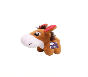 Peluche a forma di cavallo da 10 cm, morbido giocattolo per neonati e bambini, regalo unisex - Product Image 1