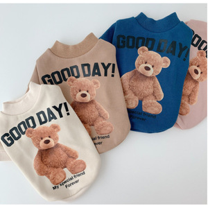 เสื้อสเวตเชิ้ตขนแกะ Shine Pet ลายหมีเท็ดดี้ สำหรับสุนัขและแมว ใส่ได้ทุกฤดู สวมใส่สบาย ซักได้ - Product Image 2
