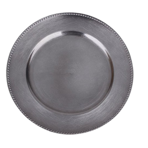 Assiettes de présentation en métal au design personnalisé Assiettes à dîner de luxe pour restaurants au design exquis et sûr Assiettes de présentation de forme arrondie - Product Image 6