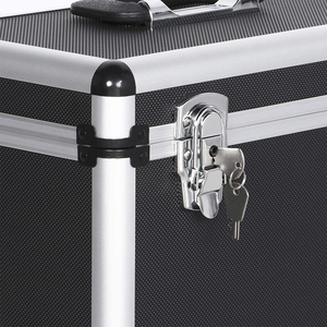 Boîtier de rangement en Aluminium pour disque <span class=keywords><strong>vinyle</strong></span> de 12 pouces, boîtier de rangement pour <span class=keywords><strong>lecteur</strong></span> de musique, boîtier d'album de Style européen de haute qualité, 50 disques - Product Image 6