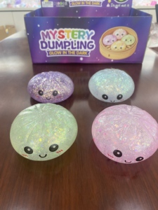 Jouet Squishy Lumineux en forme de Boulette de Vapeur, Anti-Stress, à Presser, Balle Sensorielle Fidget - Product Image 5